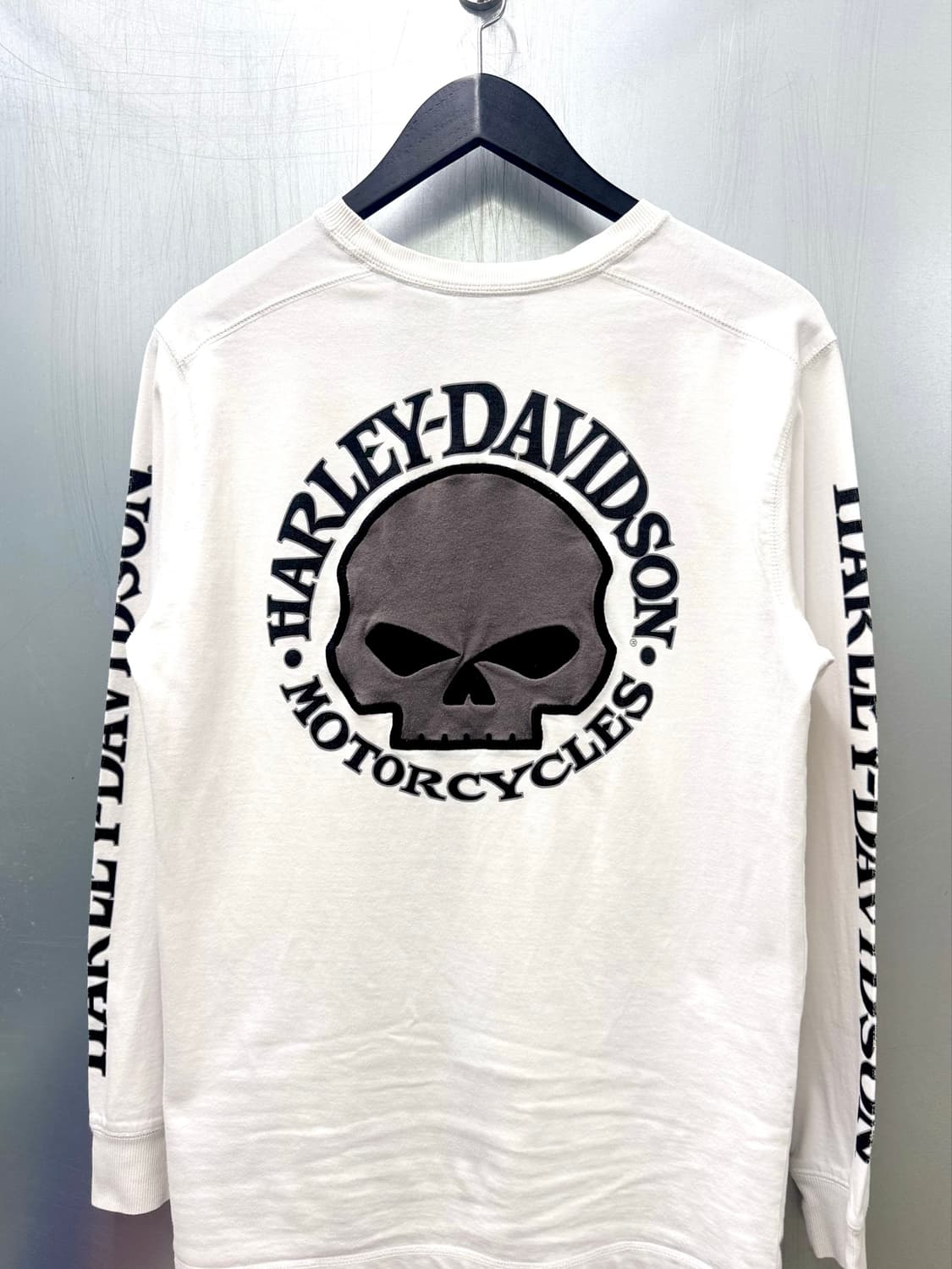 Harley Davidson 할리데이비슨 화이트 색상 윌리 G스컬 롱슬리 상품이미지6