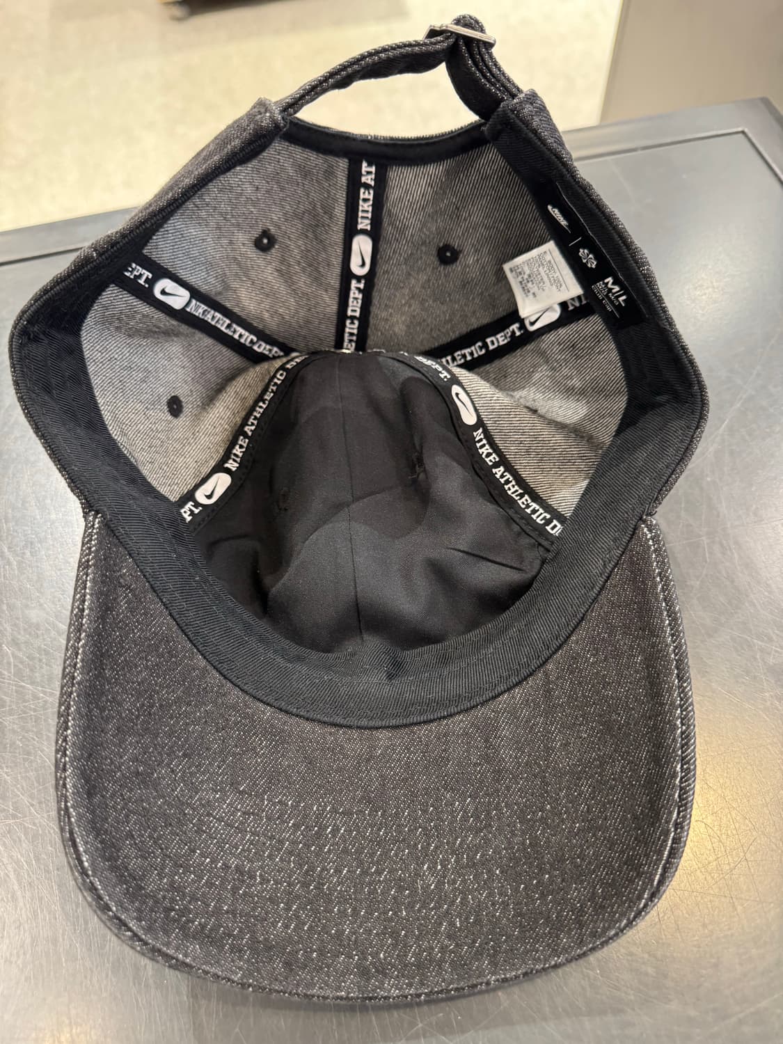 나이키 헤리티지86 데님 볼캡 M/L 흑청 상품이미지3