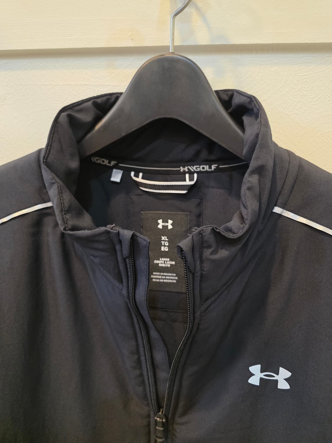 언더아머 골프 바람막이 XL 블랙 상품이미지1