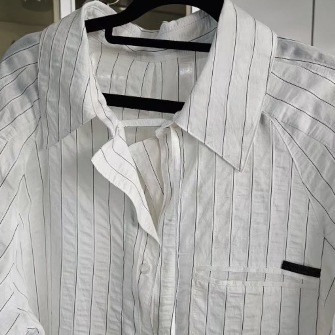 25년 {신상/정품]시스템 스트라이프 셔츠 상품이미지2