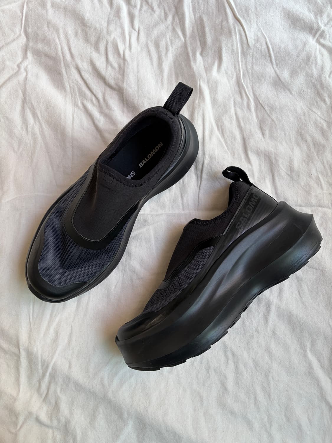 살로몬 x 꼼데가르송 슬립온 플랫폼 블랙  CDG x SALOMON Sl 상품이미지1