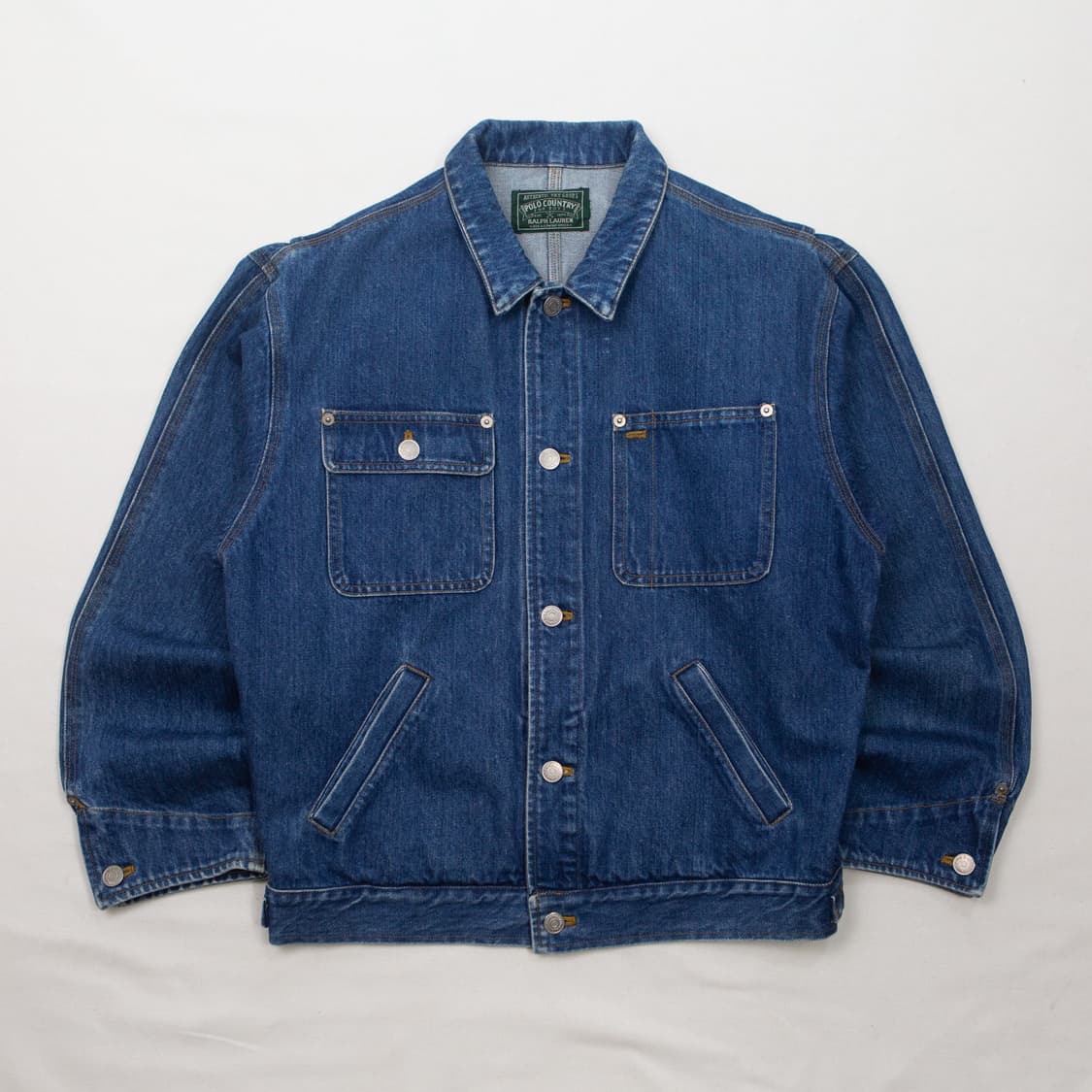 80s 폴로 컨트리 덩가리 데님 자켓 상품이미지1