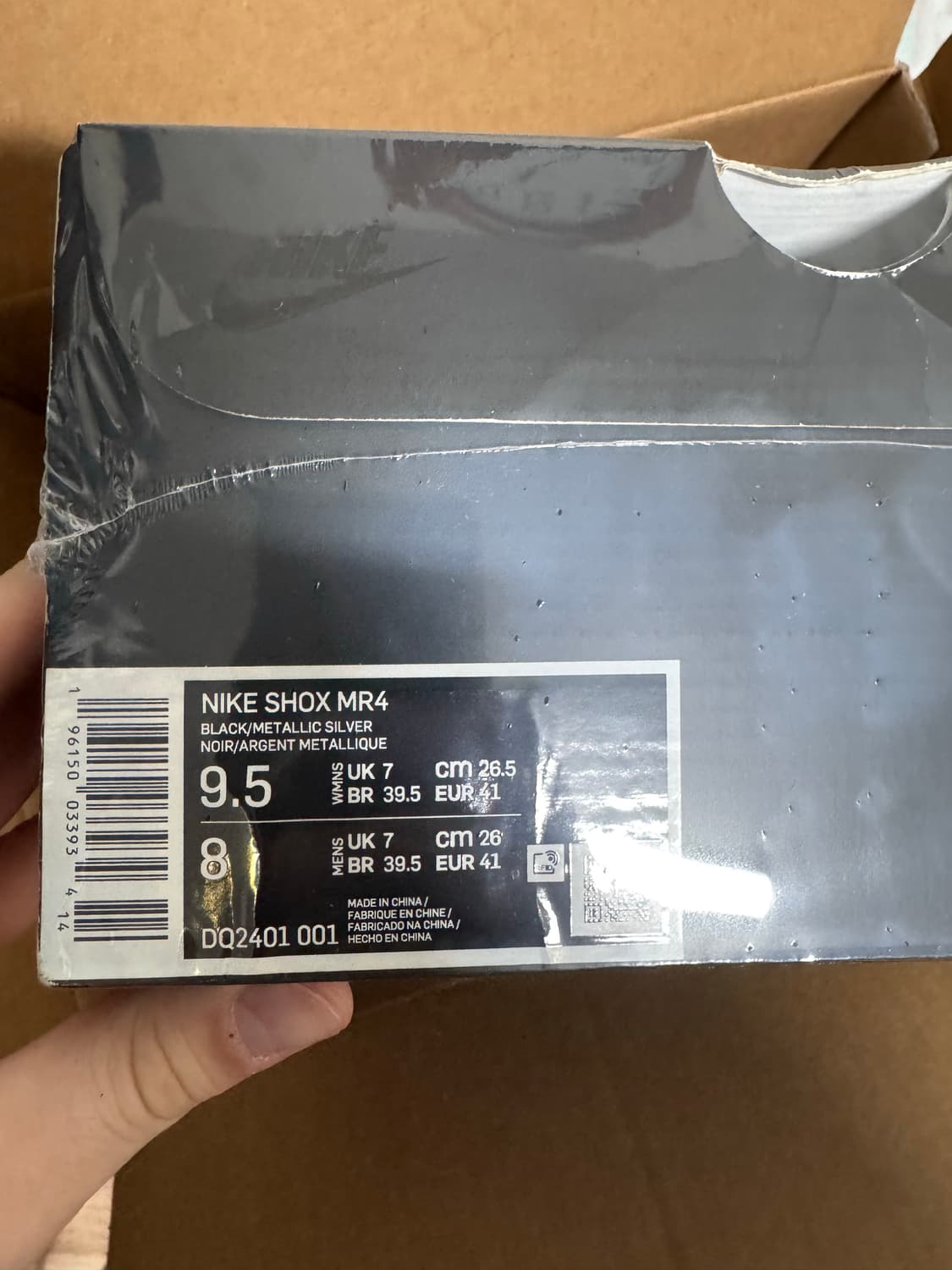 나이키 x 마틴 로즈 샥스 MR4 블랙 상품이미지2