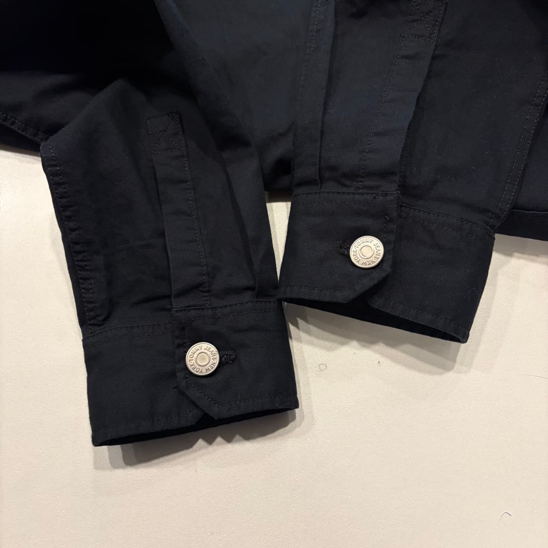 [M] 타미힐피거 타미진스 빅로고 네이비 코튼 셔츠 D115 상품이미지6