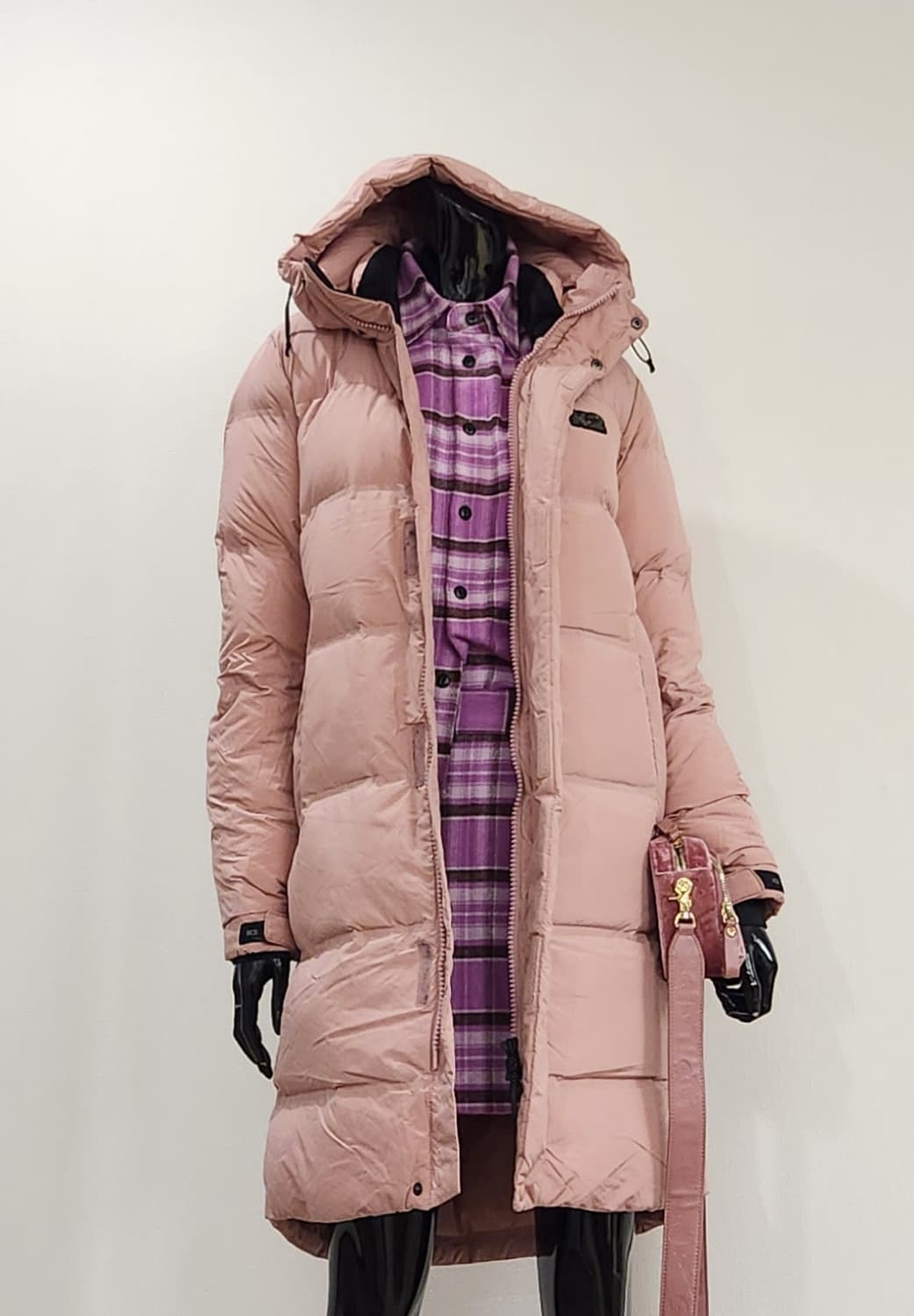 인디핑크 롱패딩  상품이미지1