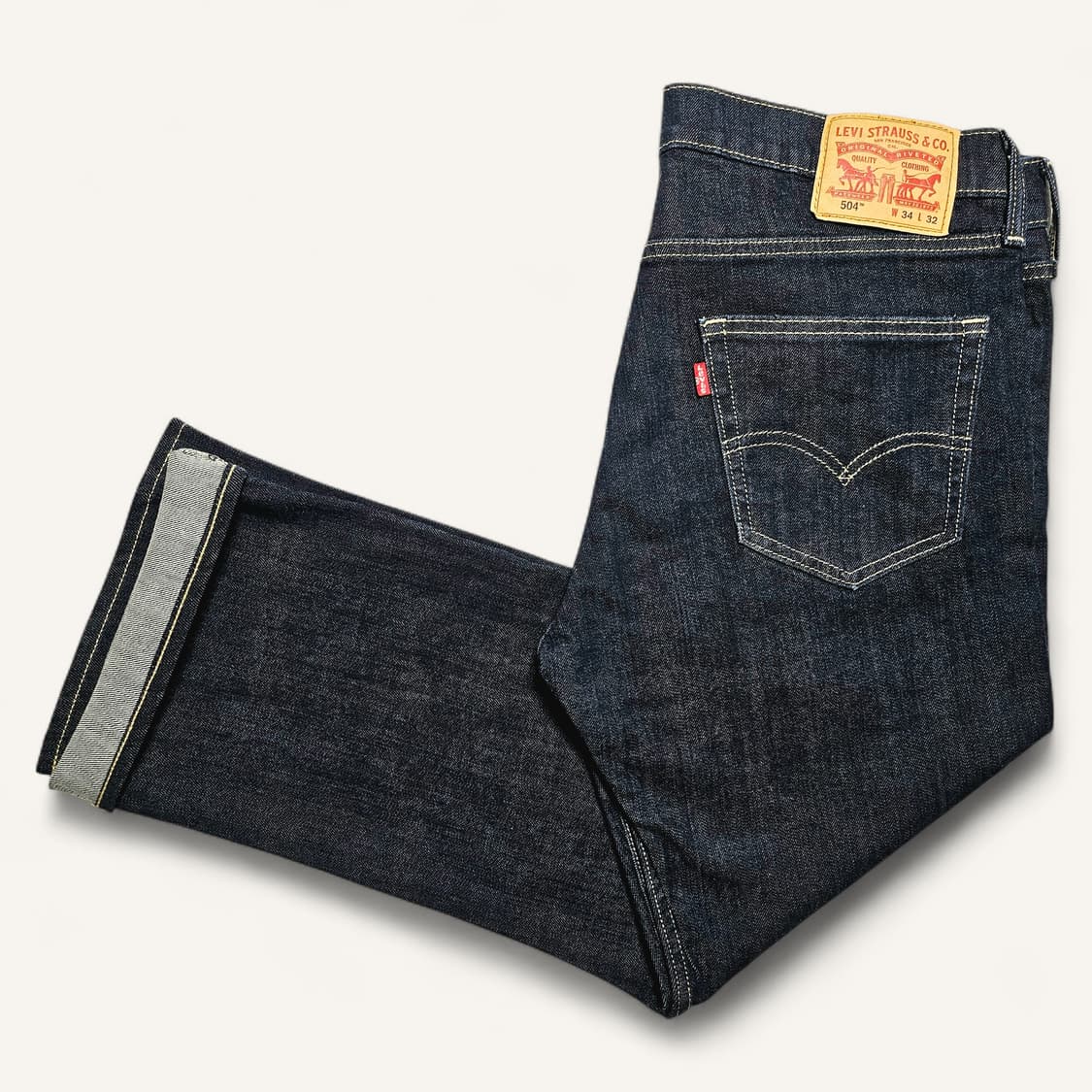 [34][리바이스] 504™레귤러 스트레이트핏 데님 다크인디고 상품이미지3