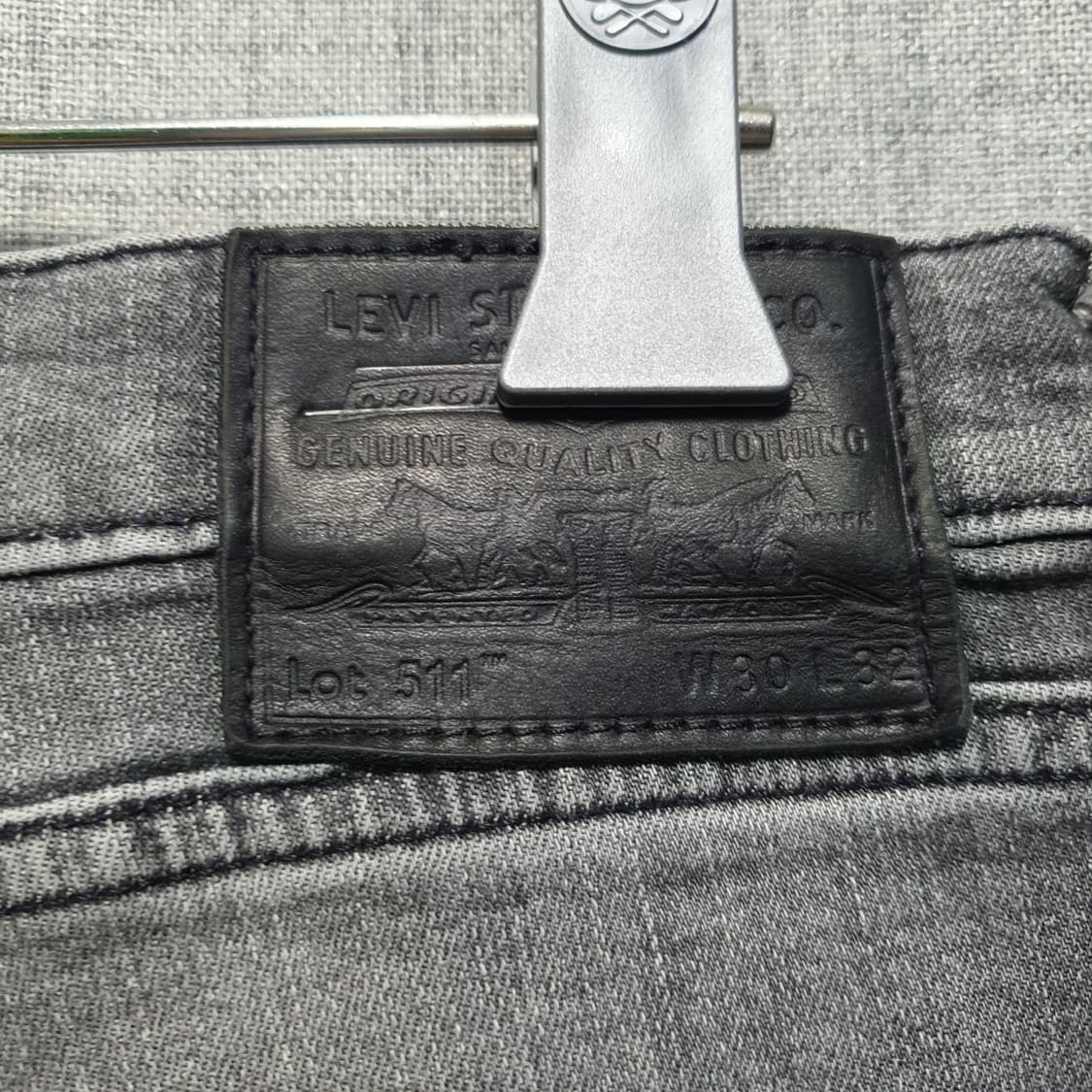 리바이스 프리미엄 511 그레이 데님 청바지  상품이미지4