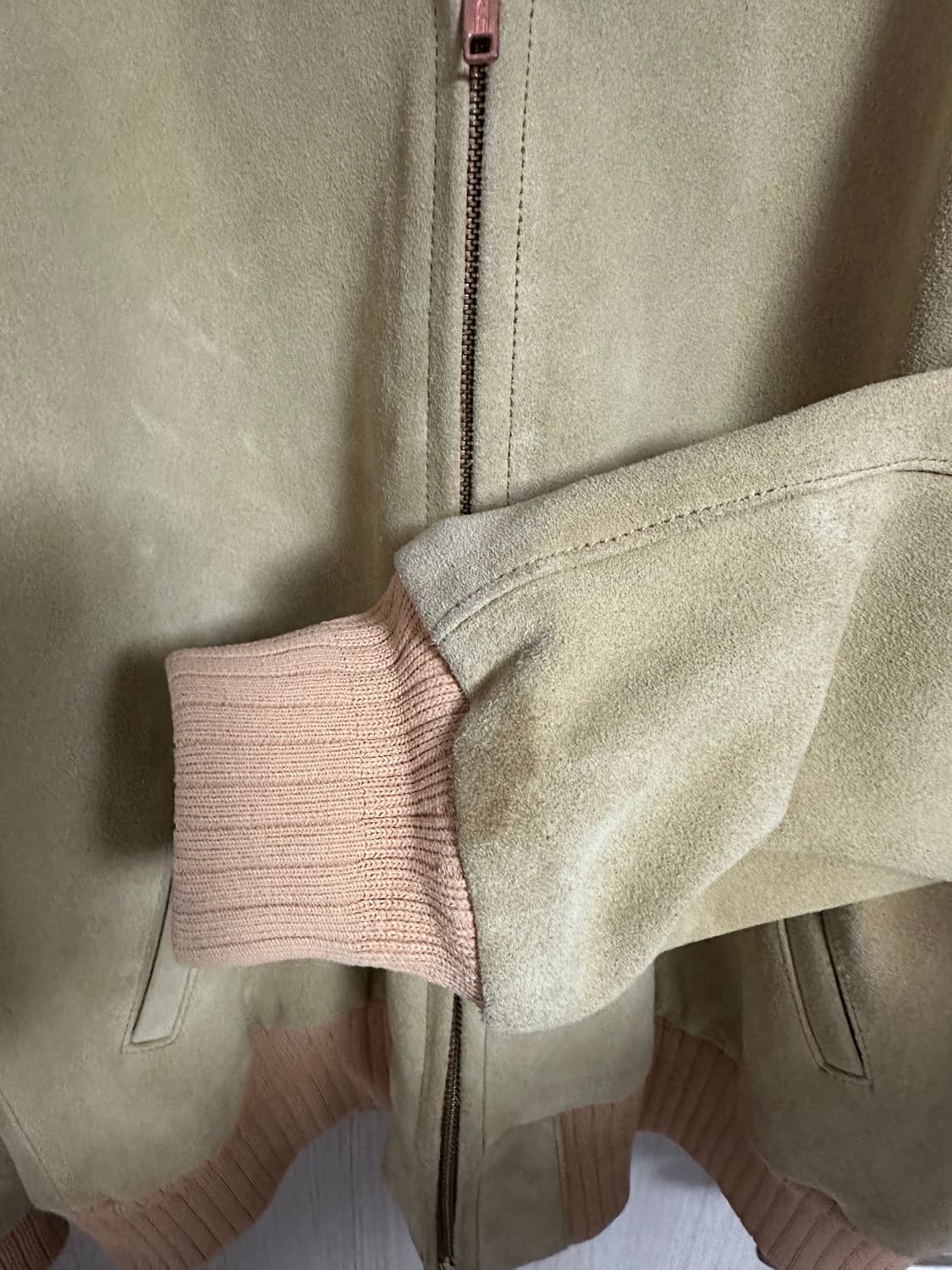 L size) LVC 루즈 스웨이드 봄버 상품이미지5