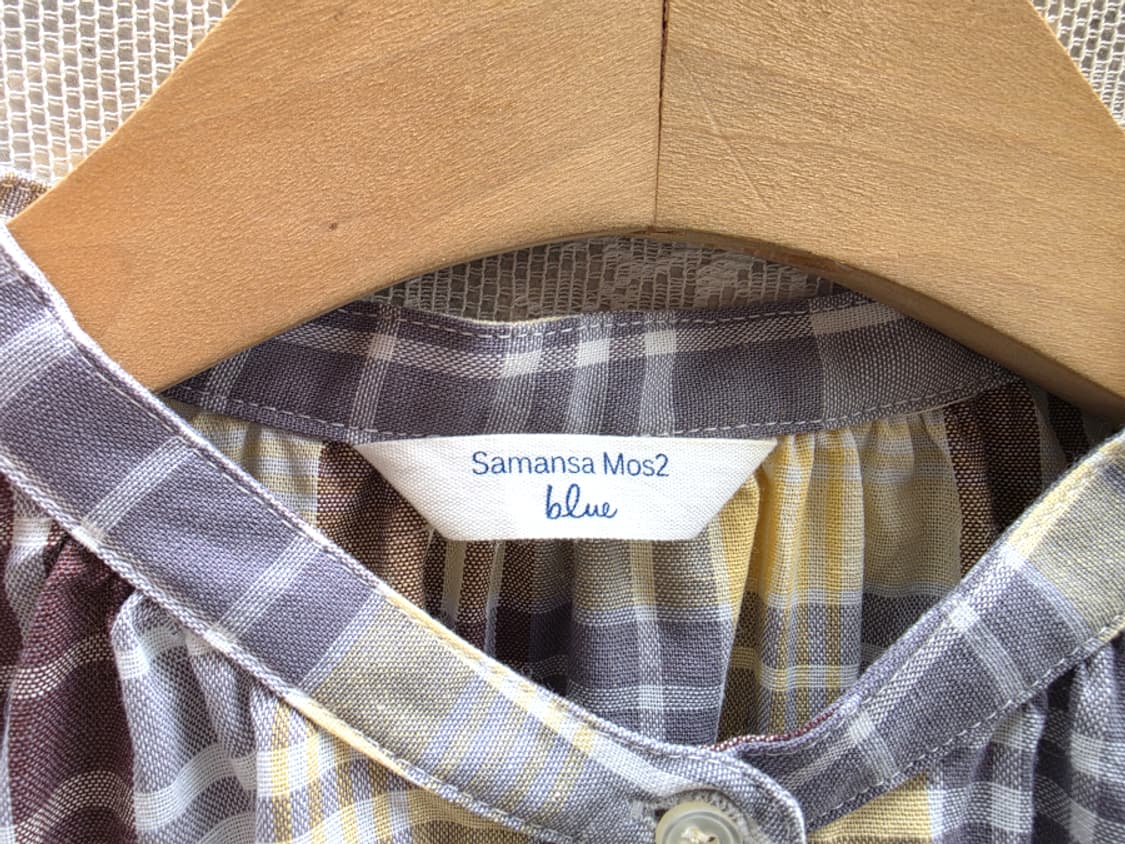 사만사 모스 2 체크원피스 상품이미지4