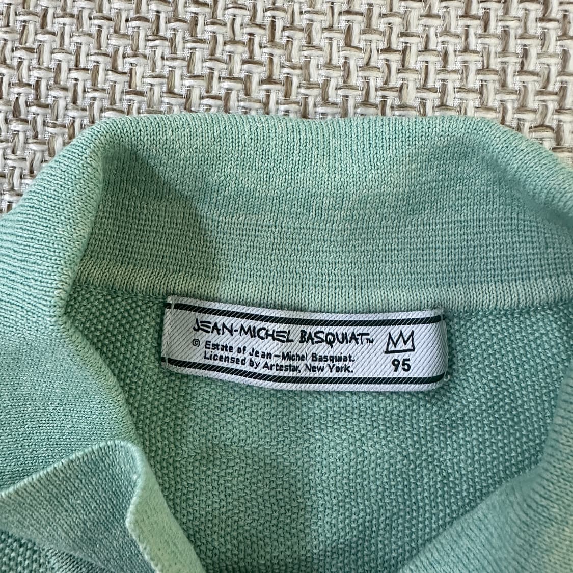 95 장미쉘바스키아 카라 니트 셔츠 0406D 상품이미지2