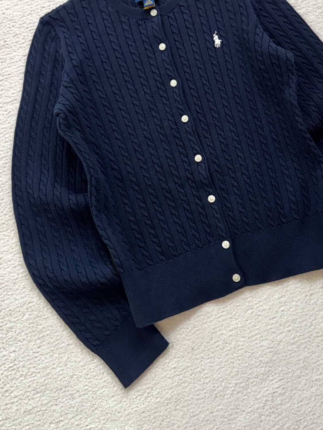 폴로 네이비 우먼 가디건 상품이미지3