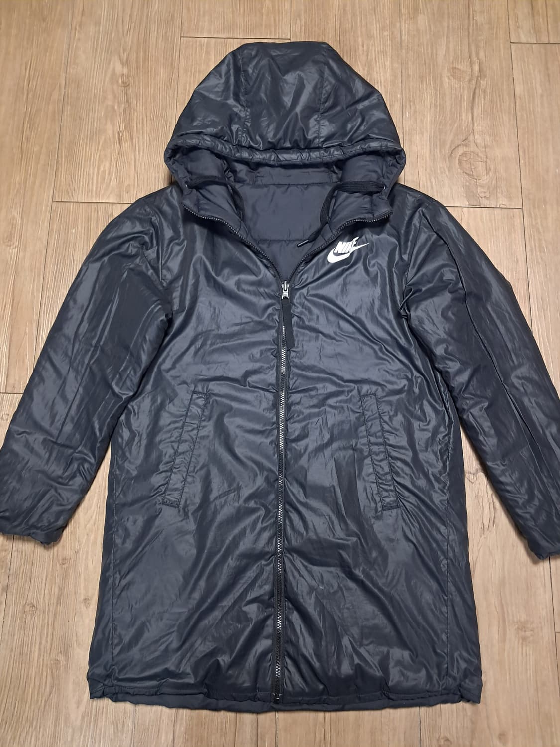 나이키 여성 양면 경량 롱패딩 L 상품이미지1