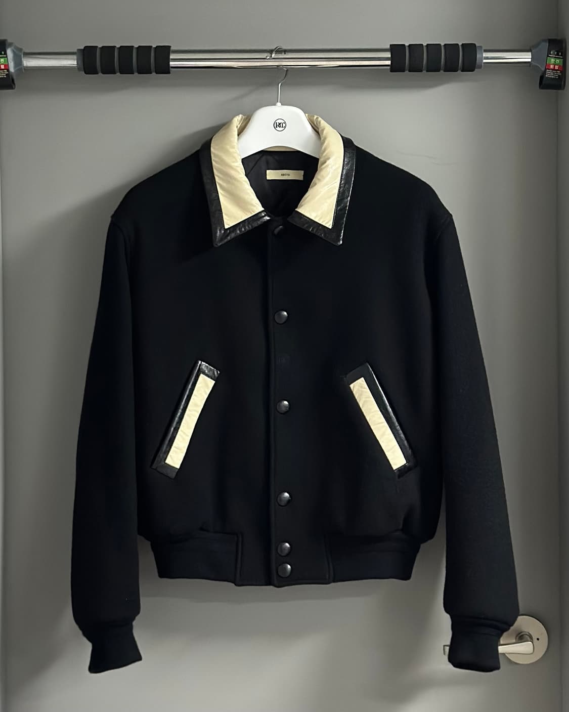 [M] 렉토 22FW 스타디움 바시티 울 카라 자켓 상품이미지1