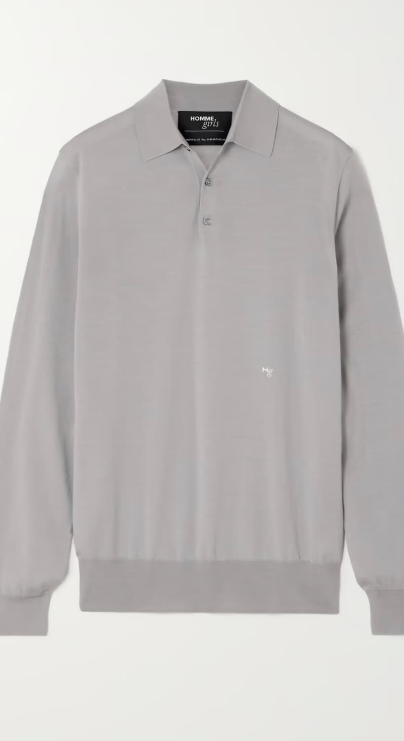 Homme girls 옴므 걸스 그레이 니트 상품이미지4