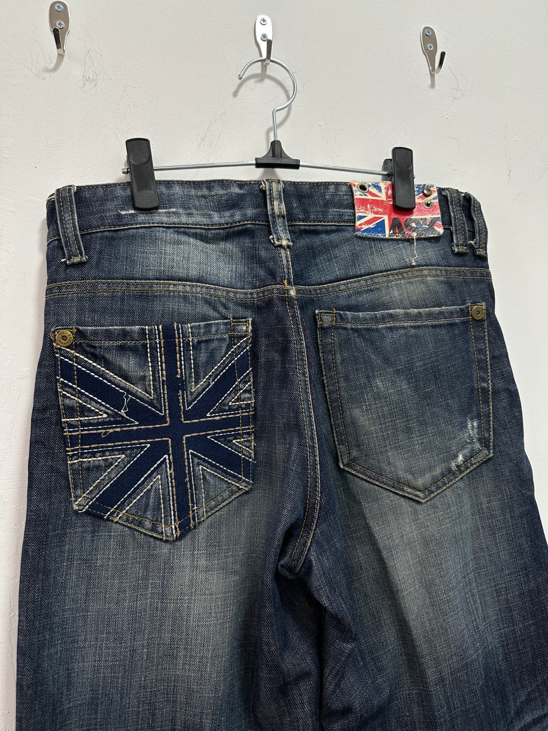 ASK destroyed back patch denim pants 상품이미지10