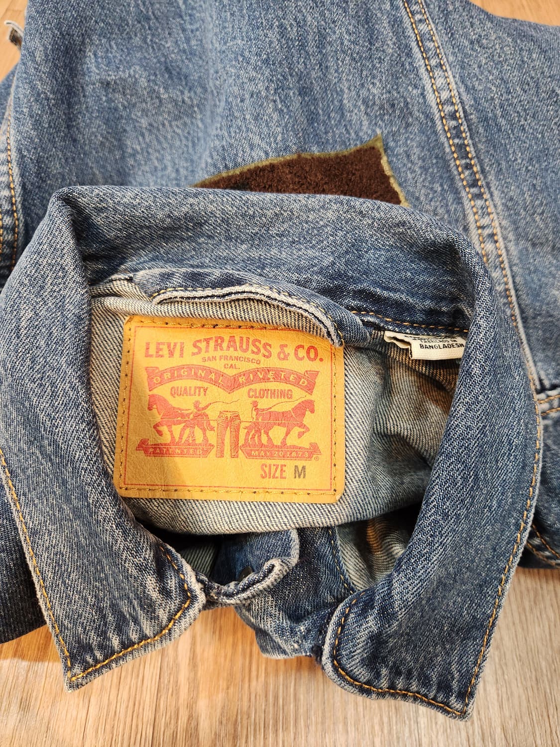 LEVIS 리바이스 카모 패치 데님 자켓 상품이미지9