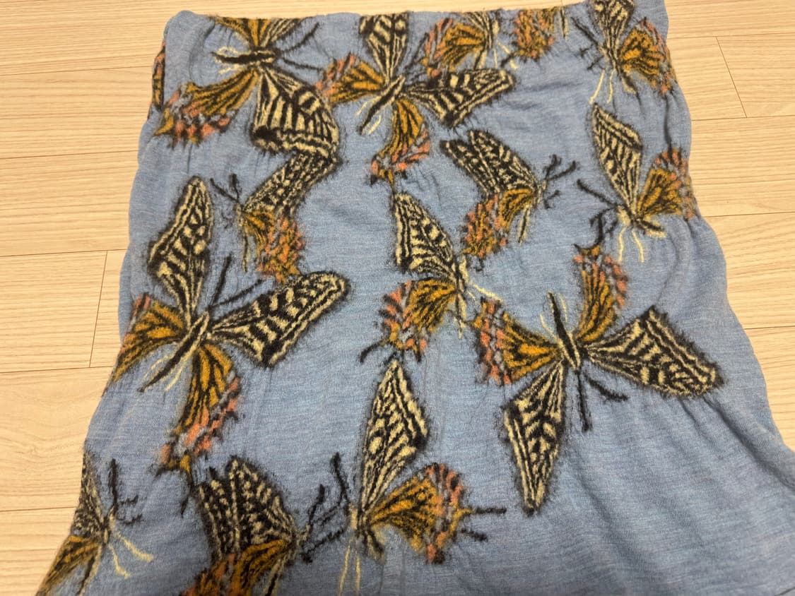 캐피탈 나비 버터플라이 축융 울 머플러 상품이미지2