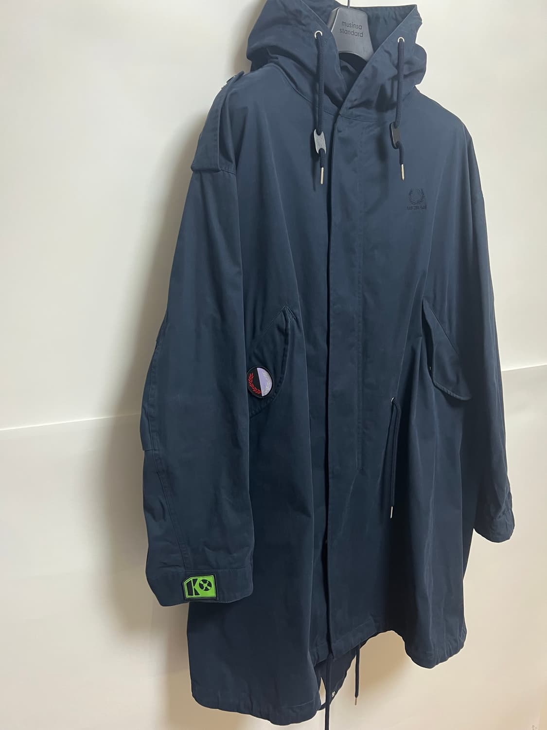 프레드페리 x 라프시몬스 패치드 파카 상품이미지4