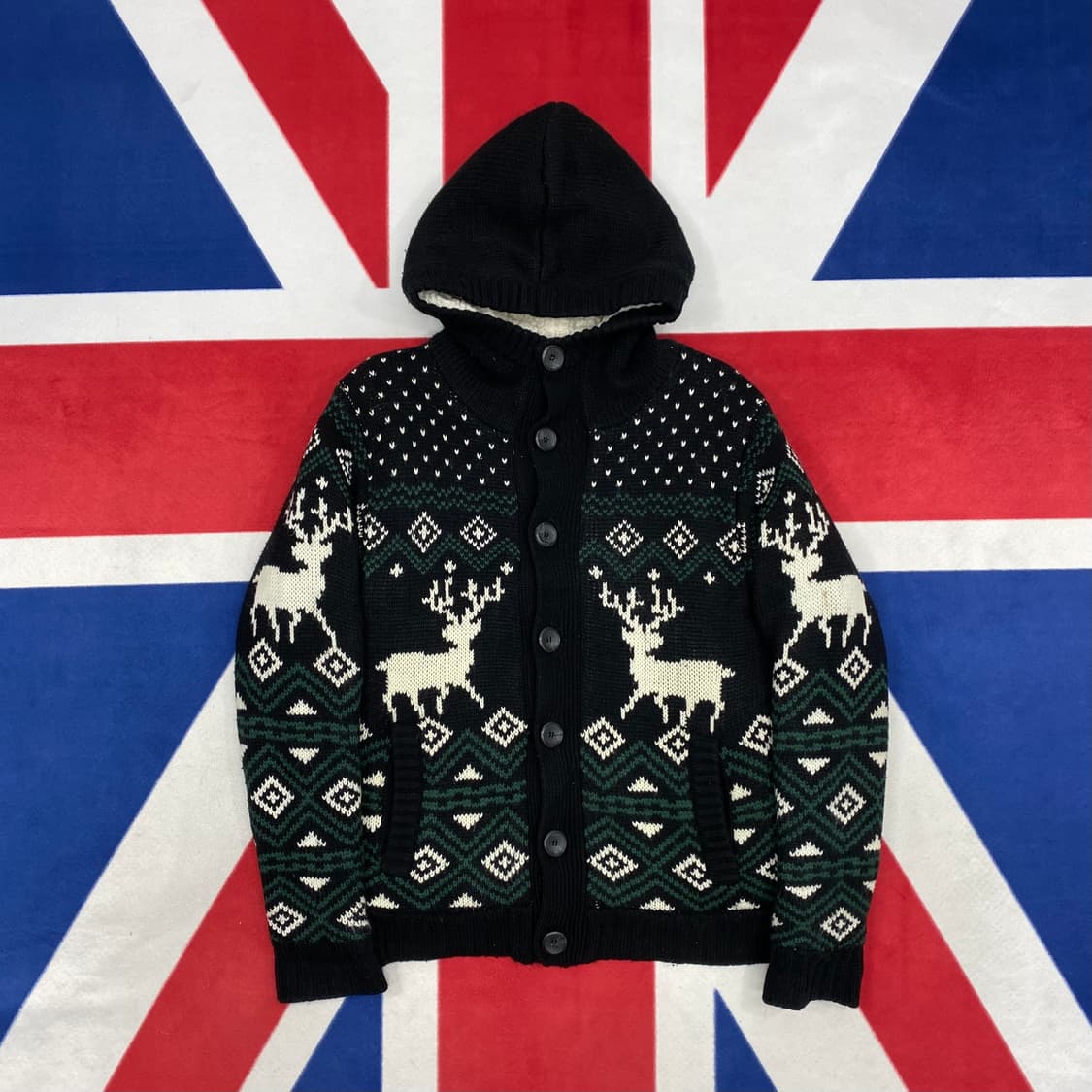 빈티지 노르딕 니트자켓 95 상품이미지1