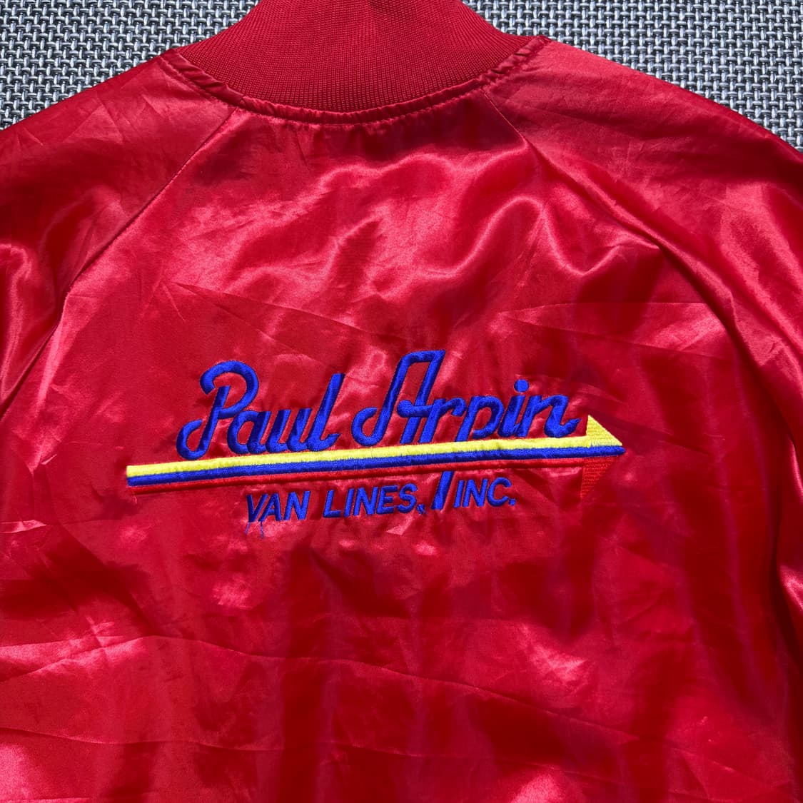 80s USA 사틴 베이스볼 점퍼 상품이미지7