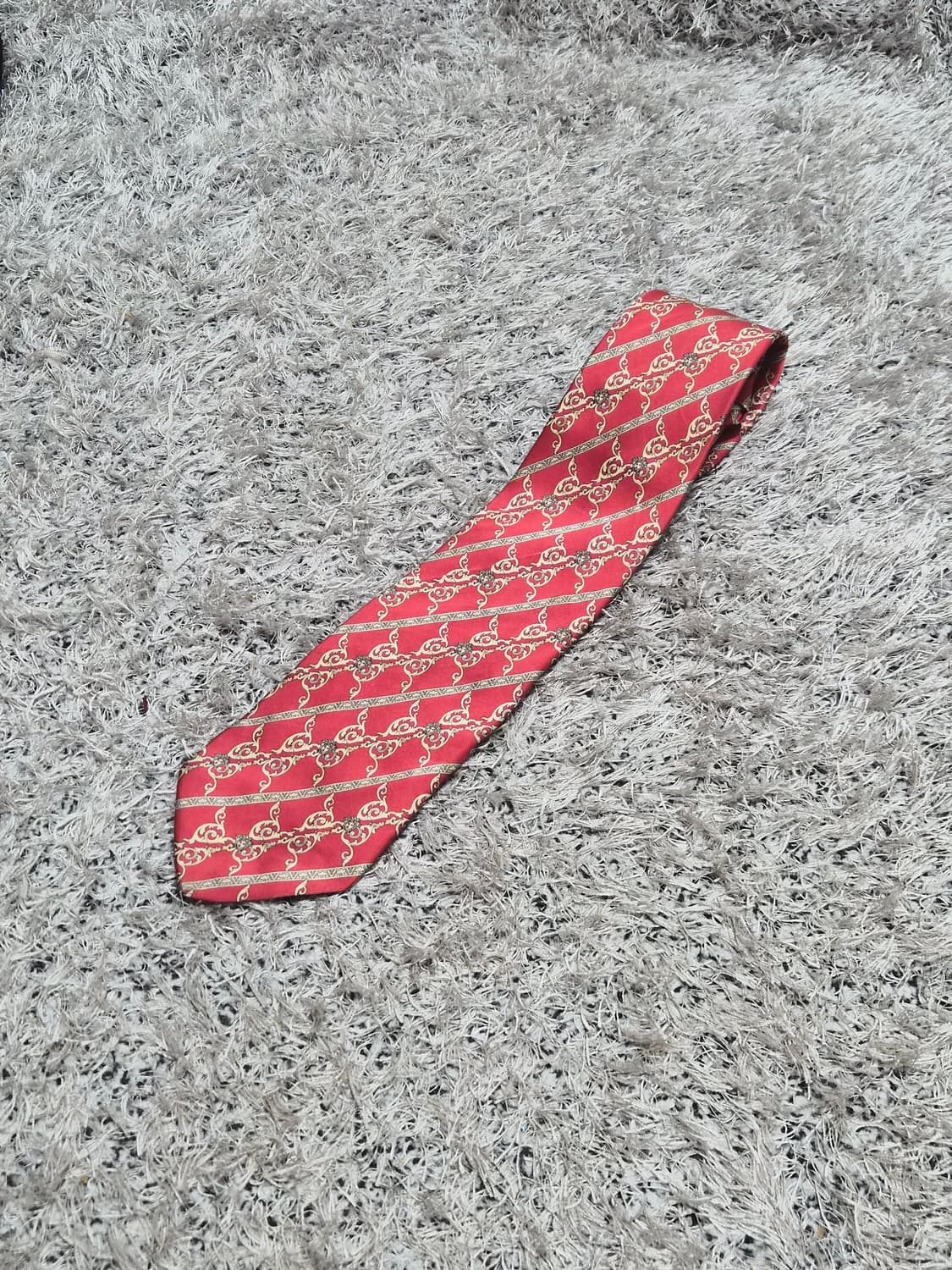 베르사체Versace 메두사 패턴 넥타이 Free - N49 상품이미지1