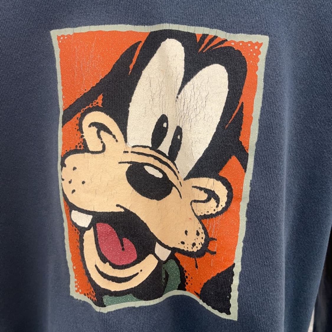 디즈니 희귀 구피 프린팅 키치 오버핏 약기모 맨투맨 110 C08688 상품이미지7