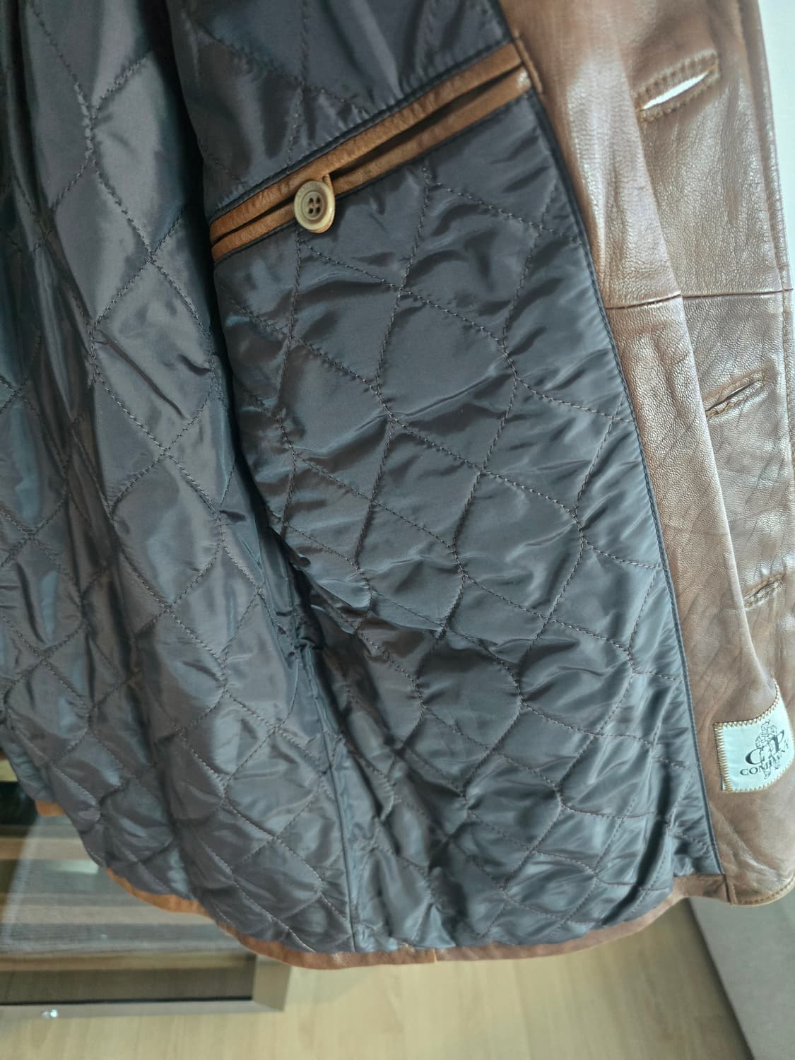 C.P. 컴퍼니 브라운 양가죽 카코트 자켓100~105사이즈 상품이미지7