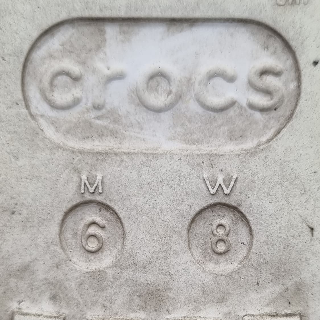 크록스 클래식 크러쉬 클로그 화이트 250 상품이미지6