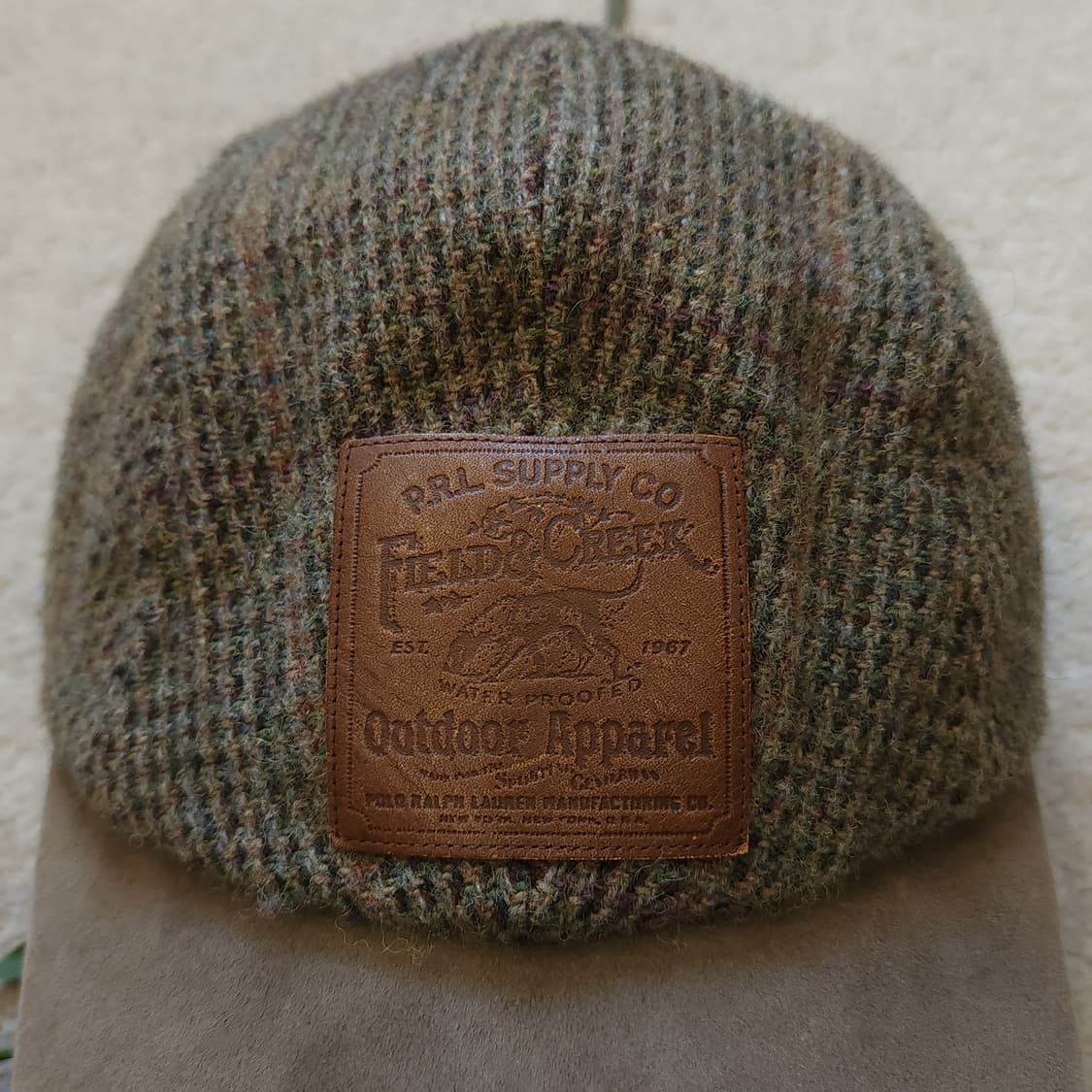 폴로 랄프로렌 캡모자 트위드 울 레더 롱빌 헌팅 캡 F 상품이미지5