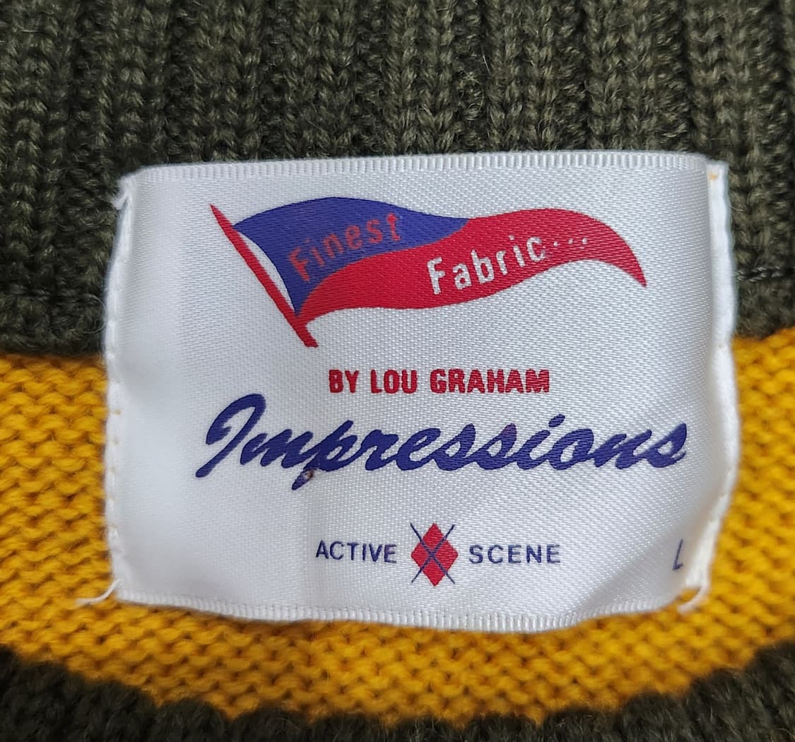 빈티지 에스닉 패턴 니트 L 상품이미지3