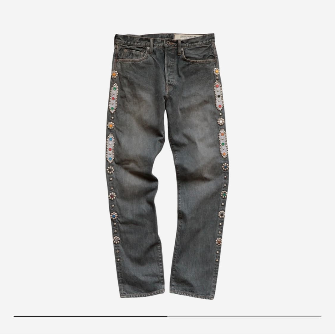 Kapital 14온즈 데님 5P 몽키 시스코 잼스톤 블랙 상품이미지1