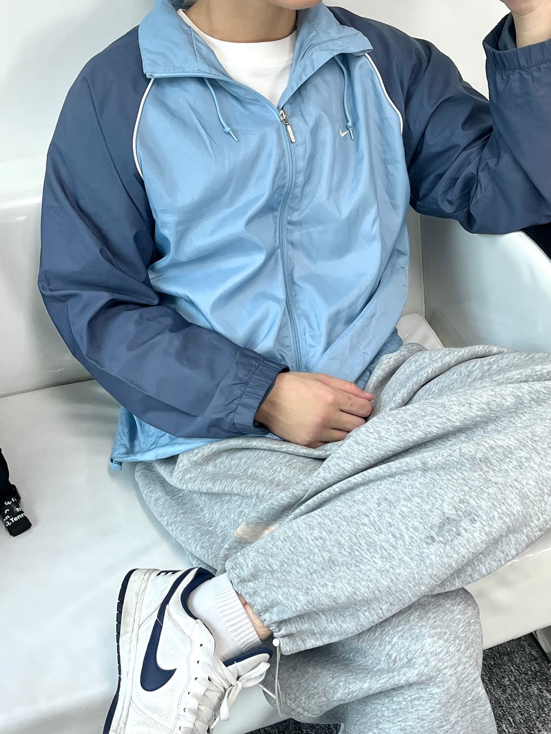 나이키 00s 블루 올드스쿨 바람막이 100 상품이미지4