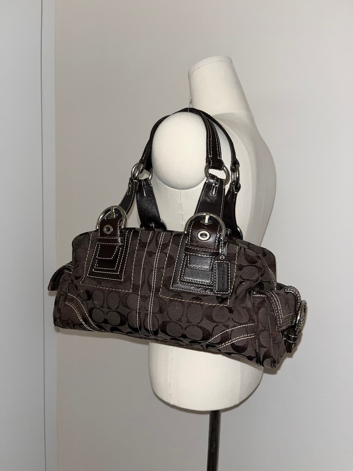 📦Coach Signature Brown shoulder bag 상품이미지3