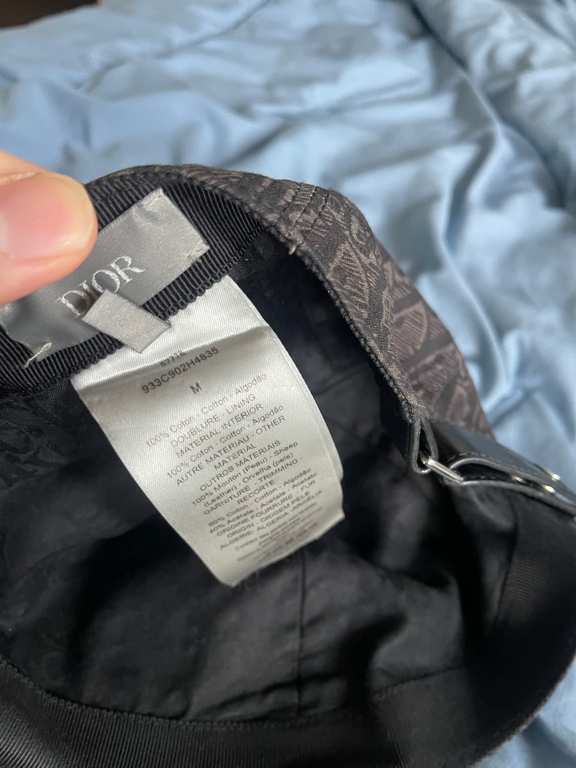 디올 오블리크 볼캡 상품이미지5