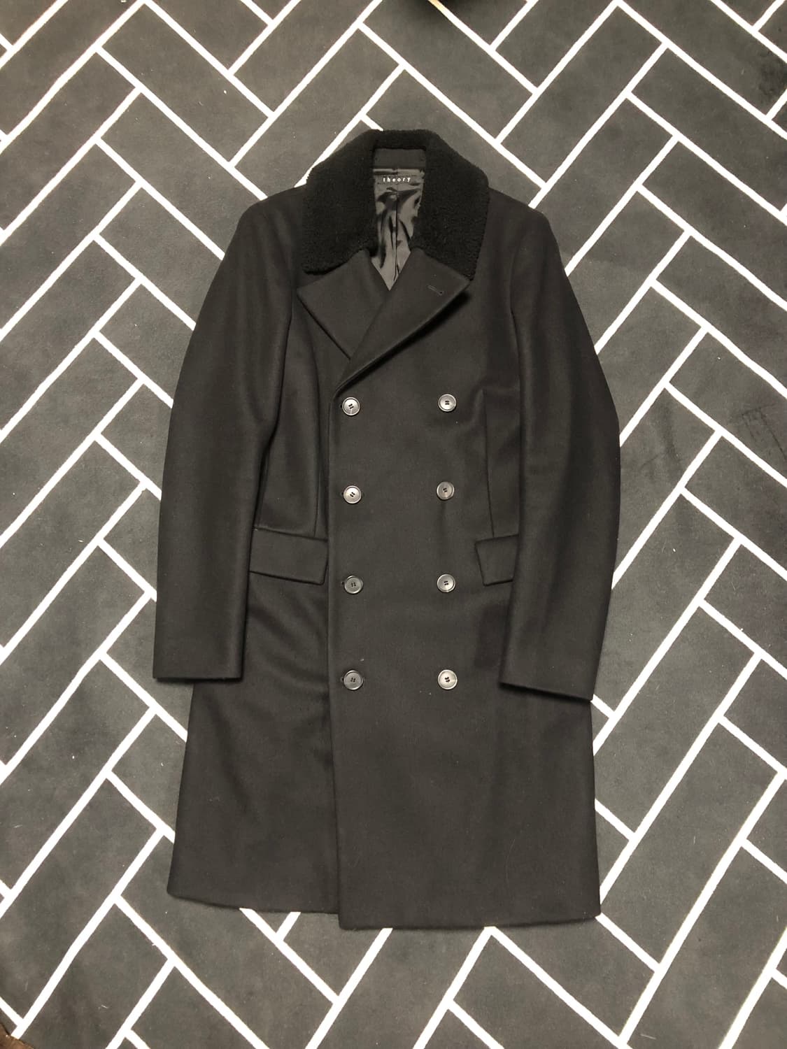 [Theory]띠어리 프리미엄 리얼 시어링 무스탕코트/스톤 몽클레어 상품이미지9