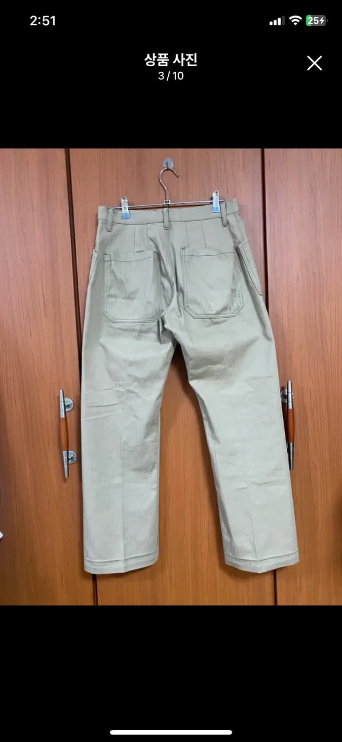 [OUTSTANDING] 아웃스탠딩 헤링본 퍼티그 팬츠 32사이즈 상품이미지3