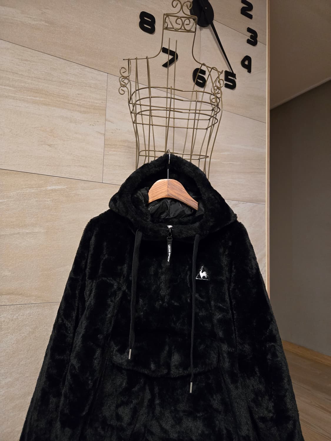 [85/s] 르꼬끄 밍크퍼 여성 방풍 아노락 자켓 상품이미지2