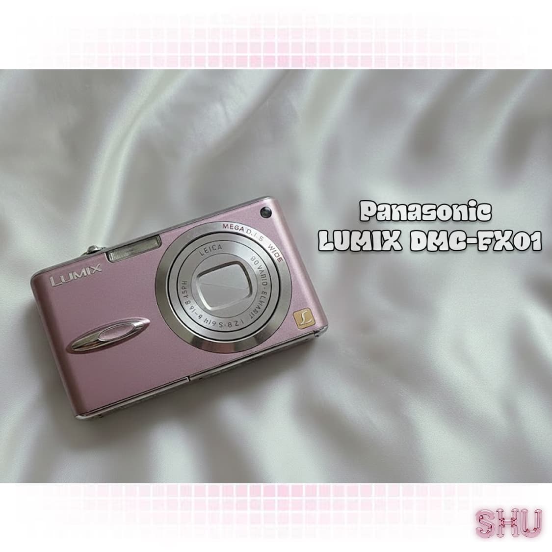 파나소닉 루믹스 DMC-FX01 빈티지 디카 핑크 상품이미지3