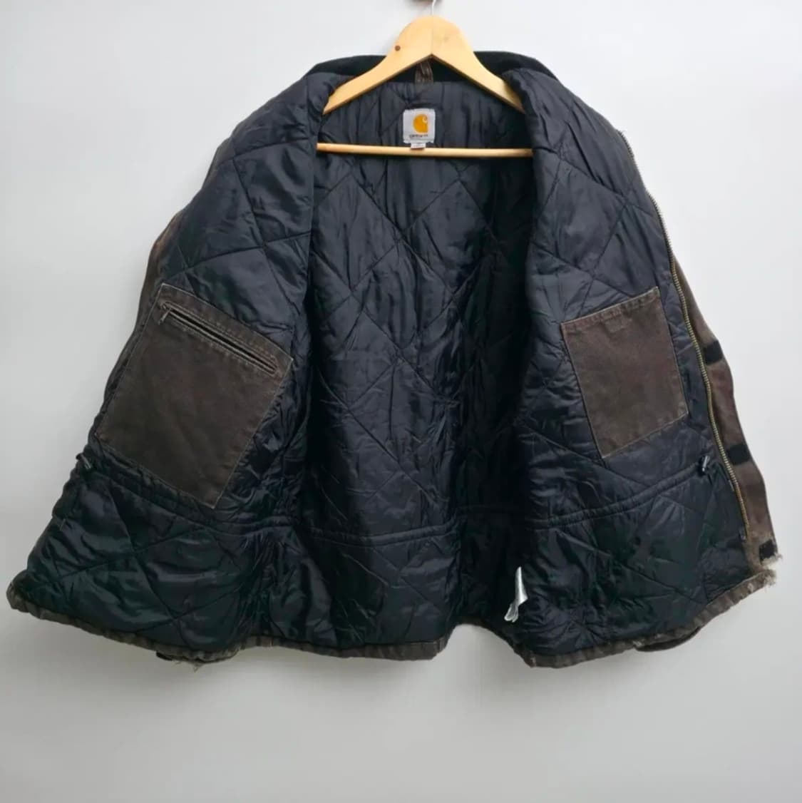 [L] 칼하트 C26 다크브라운 워크 초어자켓 상품이미지6