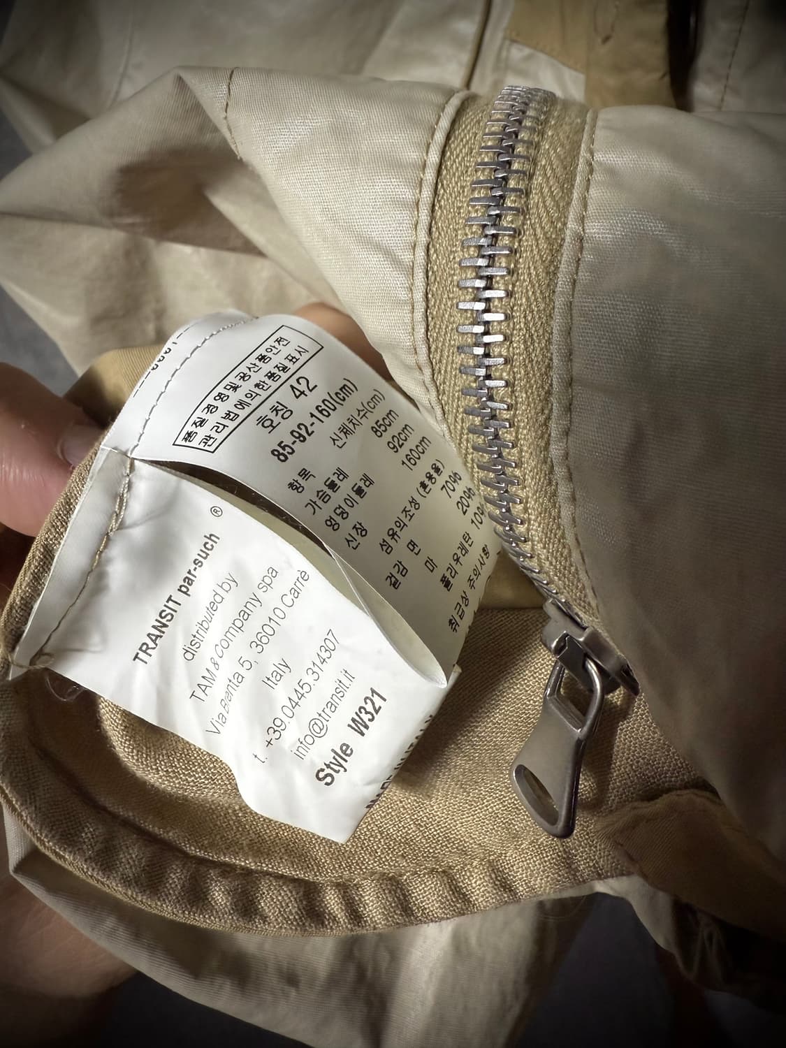 TRANSIT Par-Such Technical Hooded Jacket 상품이미지8