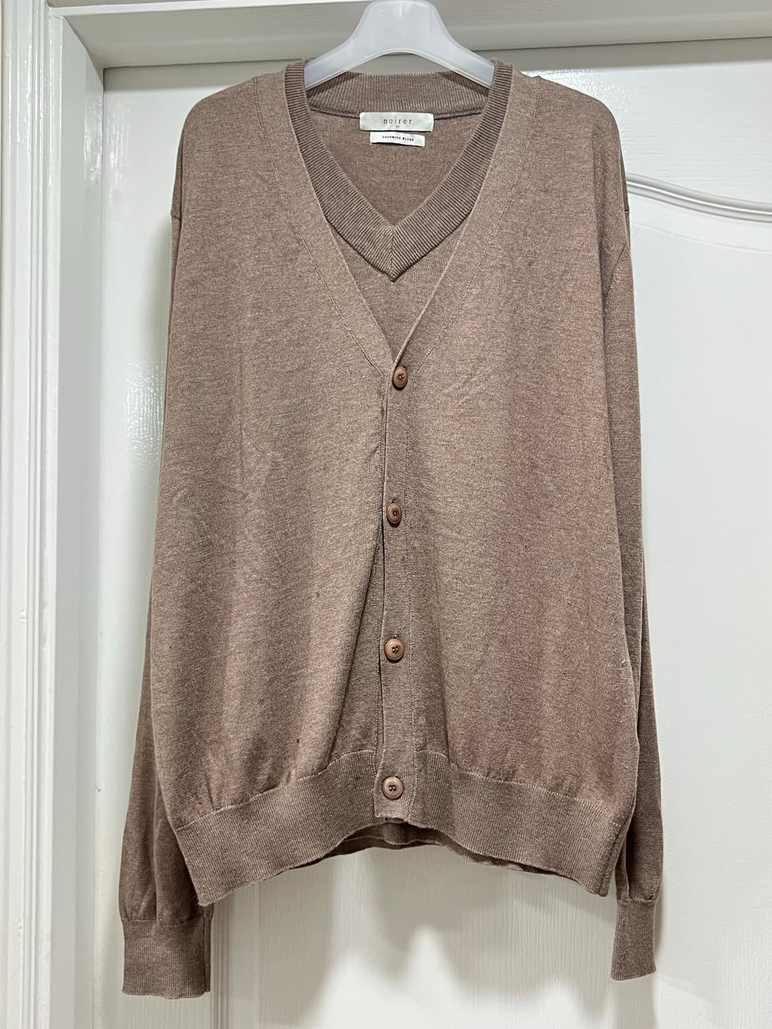 노이어(Noier) 레이어드 가디건 상품이미지1