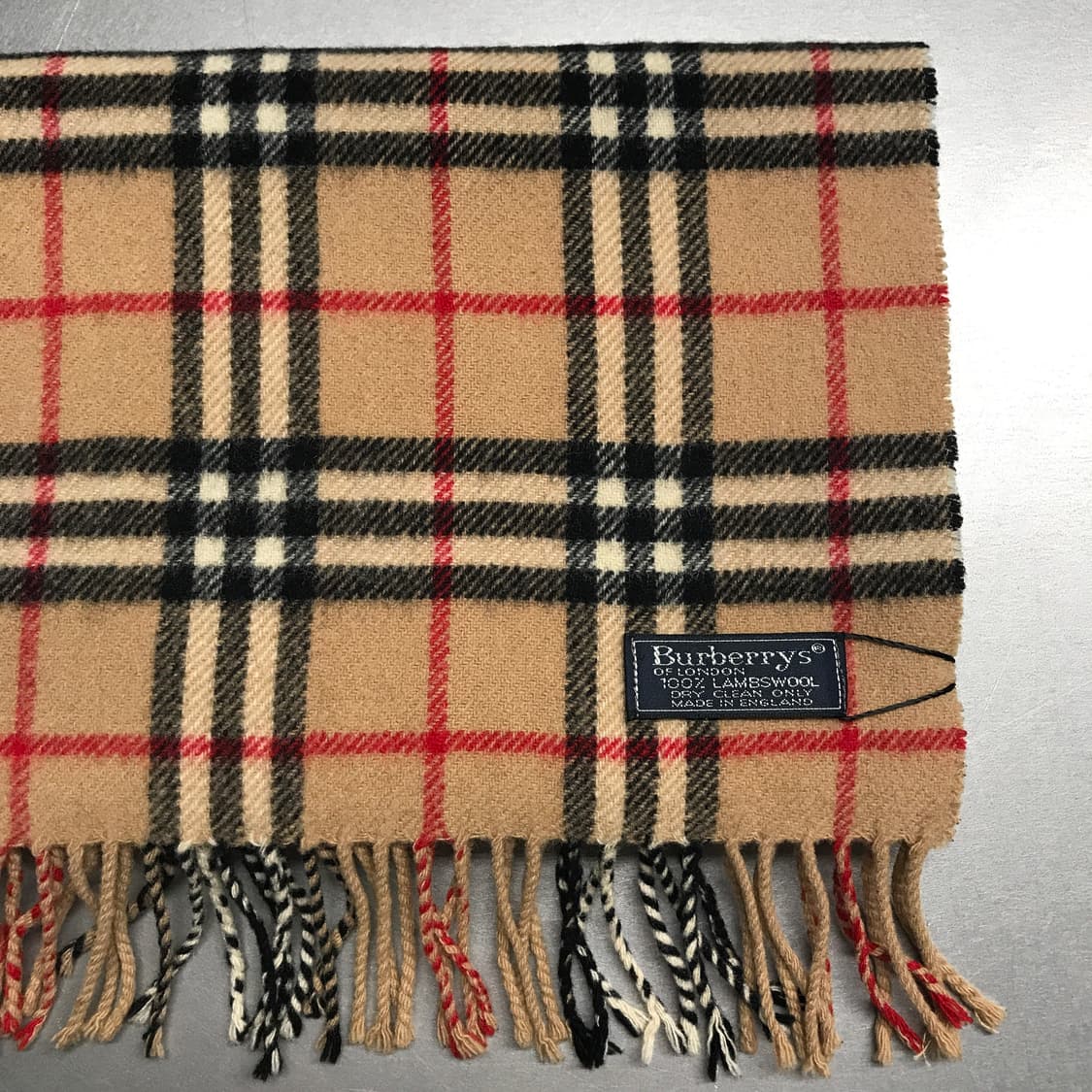 버버리 정품 램스울 머플러 베이지 상품이미지3
