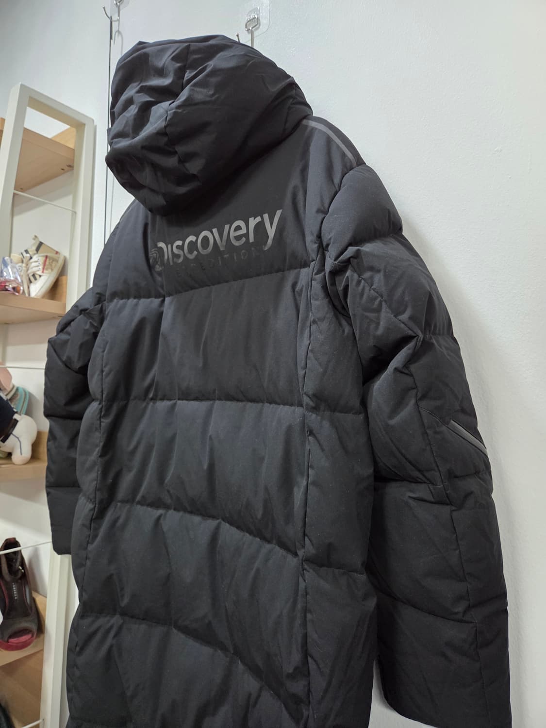 디스커버리 롱패딩 블랙 남자 100덕다운 상품이미지4