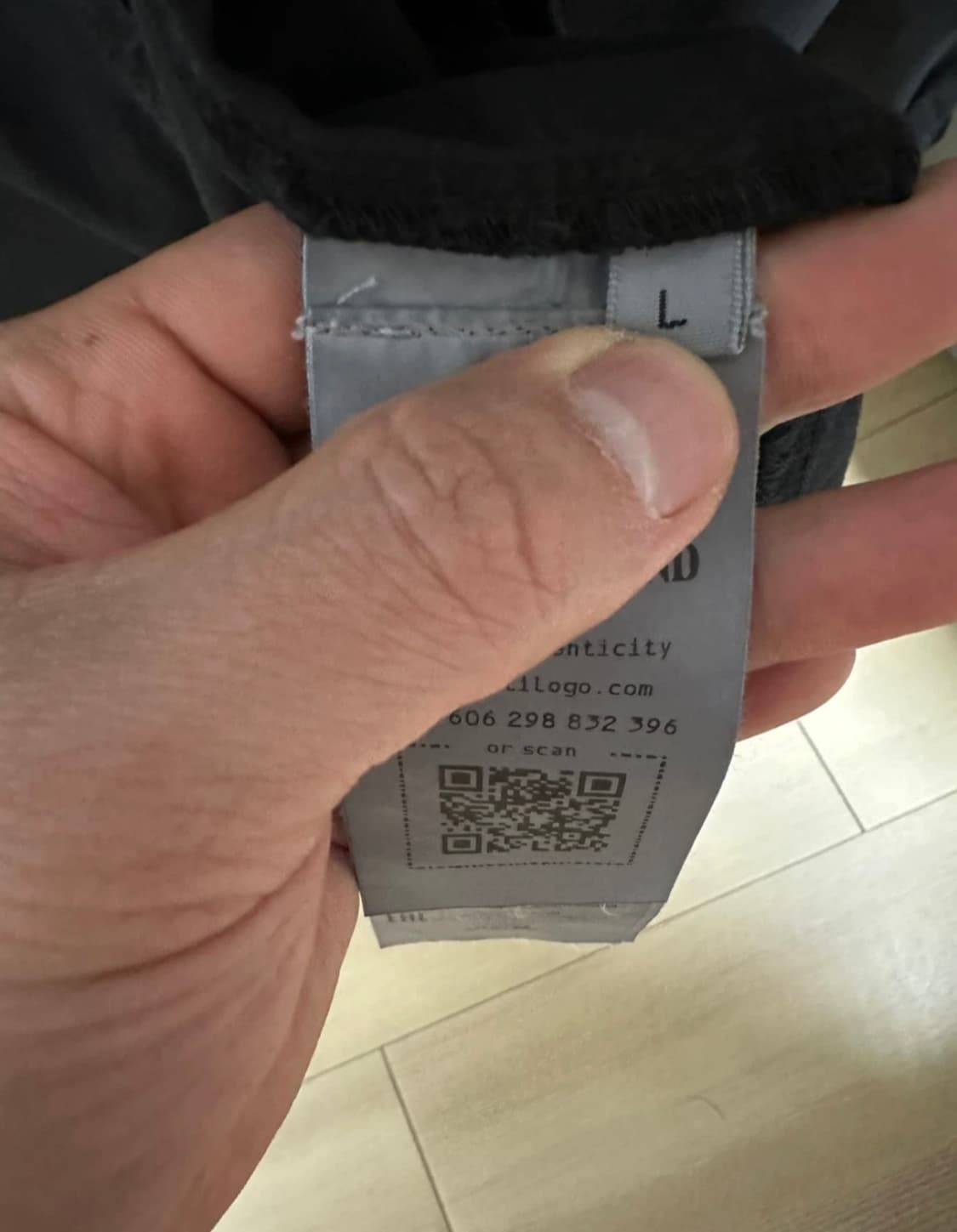 스톤아일랜드 114WN 올드이펙트 오버셔츠 블랙 L 상품이미지3