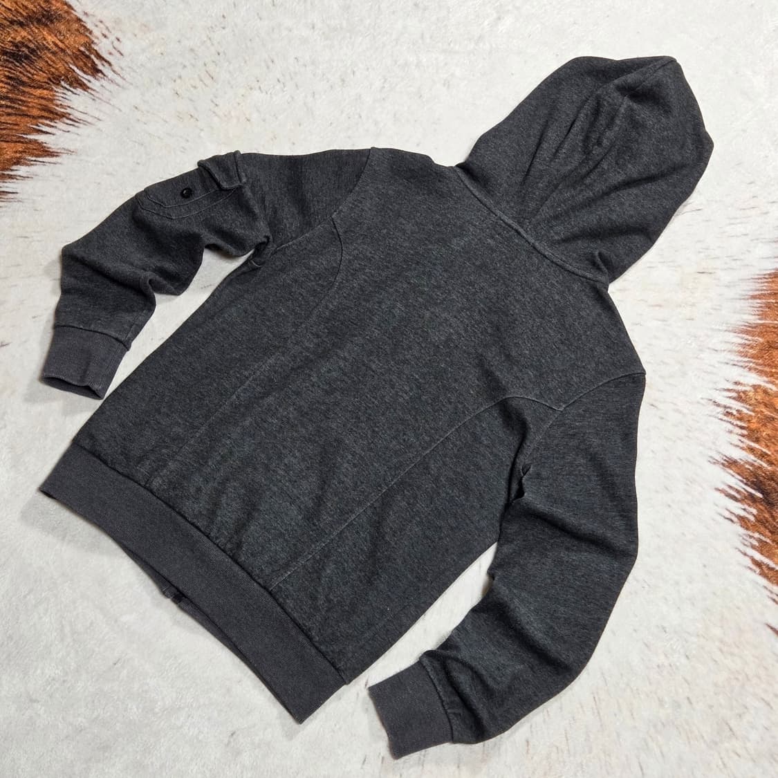 스톤아일랜드 그레이 차콜 후드집업 상품이미지4