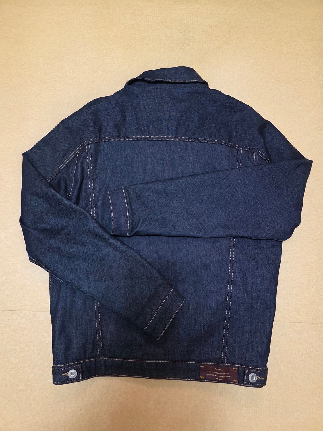 자라 프리미엄 데님 퀼팅 트러커 자켓  L 상품이미지5