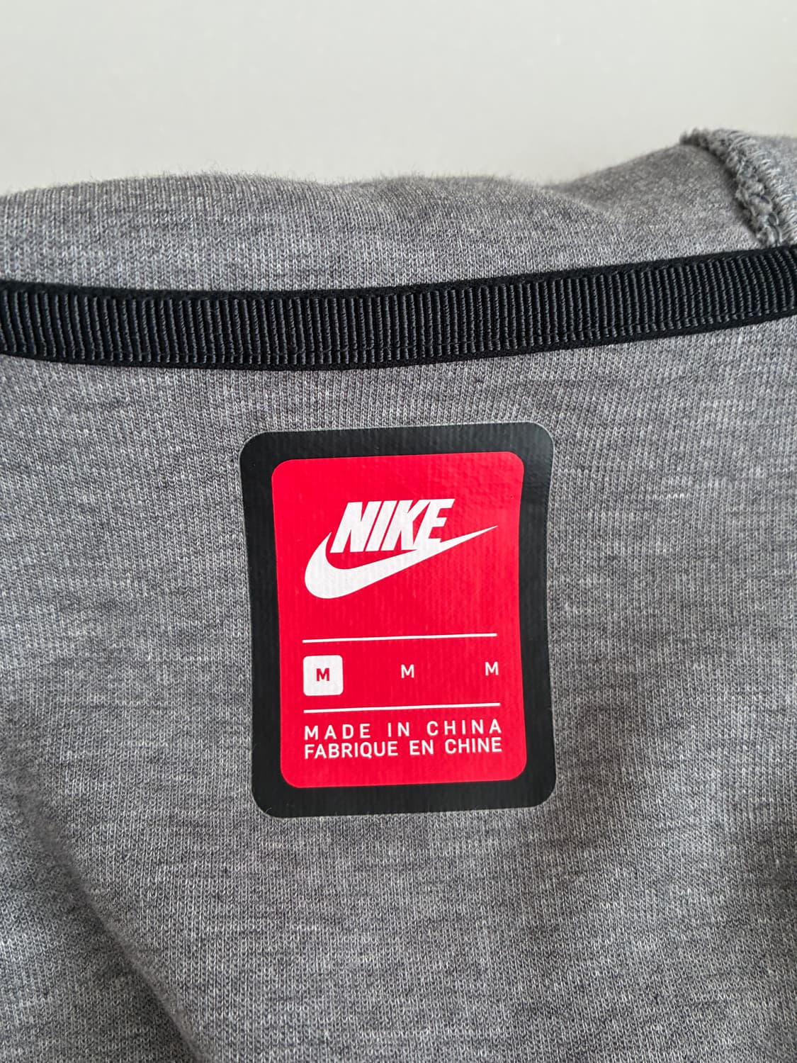 M) 나이키 여성 테크플리스 후드 집업 그레이 베이지 상품이미지5