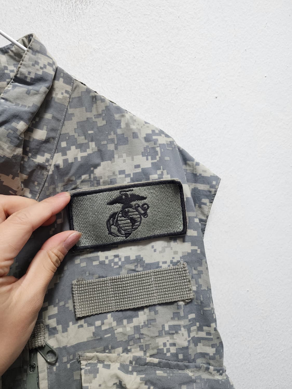 US 미군 밀리터리 전투 조끼 ACU 디지털 조끼  상품이미지8