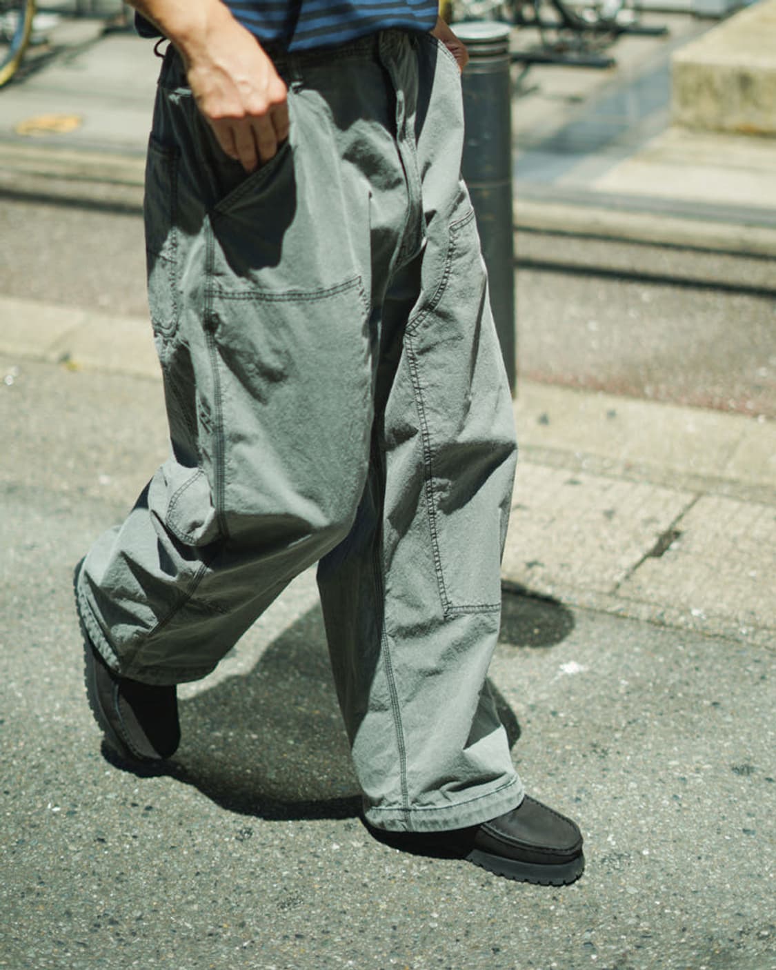 노스페이스퍼플라벨 코튼나일론 날씨 필드 더블 니 팬츠 상품이미지1