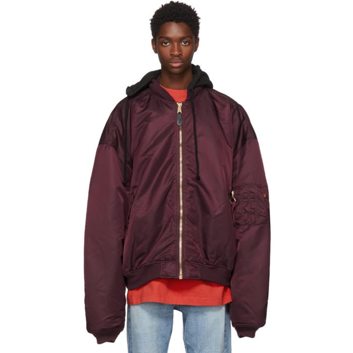 18ss 베트멍 알파 이모지 봄버 ma-1 상품이미지1